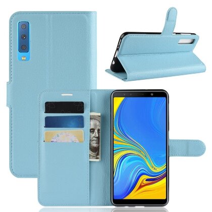 Чехол для Samsung Galaxy A7 (2018) (голубой)