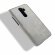 Кожаная накладка-чехол для Xiaomi Redmi Note 8 Pro (серый)