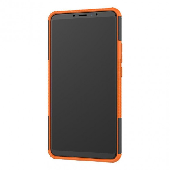 Чехол Hybrid Armor для Xiaomi Mi Max 3 (черный + оранжевый) Чехол Hybrid Armor для Xiaomi Mi Max 3 (черный + оранжевый)