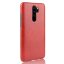 Кожаная накладка-чехол для Xiaomi Redmi Note 8 Pro (красный)