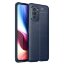 Чехол-накладка Litchi Grain для Xiaomi Mi 11i / Redmi K40 / Redmi K40 Pro / Xiaomi Poco F3 (темно-синий)