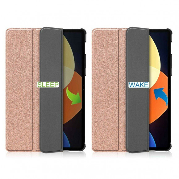 Планшетный чехол для Xiaomi Pad 5 Pro 12.4 дюйма (розовый)