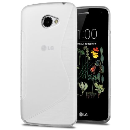 Нескользящий чехол для LG K5 X220DS (прозрачный)