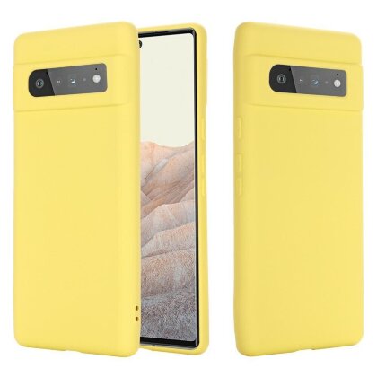 Силиконовый чехол Mobile Shell для Google Pixel 6 Pro (желтый)