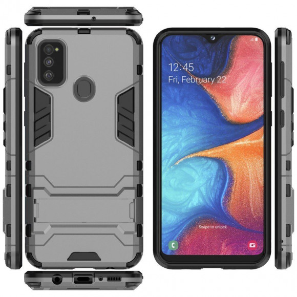 Чехол Duty Armor для Samsung Galaxy M30s / Galaxy M21 (серый) Чехол Duty Armor для Samsung Galaxy M30s / Galaxy M21 (серый)