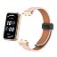 Кожаный ремешок с магнитной застежкой для Honor Band 9 (розовый)