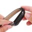Кожаный ремешок для фитнес браслета Xiaomi Mi Band 3 (красный)