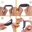 Кожаный ремешок для фитнес браслета Xiaomi Mi Band 3 (красный)