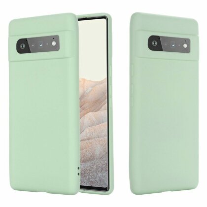 Силиконовый чехол Mobile Shell для Google Pixel 6 Pro (зеленый)