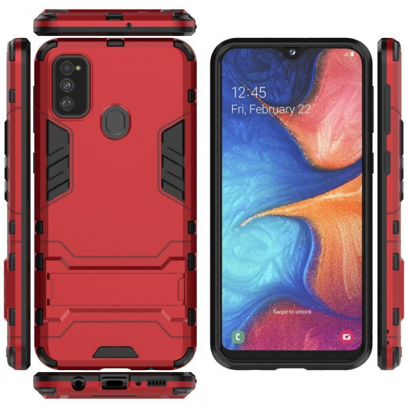 Чехол Duty Armor для Samsung Galaxy M30s / Galaxy M21 (красный) Чехол Duty Armor для Samsung Galaxy M30s / Galaxy M21 (красный)