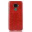Кожаная накладка-чехол для Huawei Nova 5i Pro / Mate 30 Lite (красный)