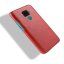 Кожаная накладка-чехол для Huawei Nova 5i Pro / Mate 30 Lite (красный)