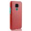 Кожаная накладка-чехол для Huawei Nova 5i Pro / Mate 30 Lite (красный)