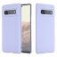 Силиконовый чехол Mobile Shell для Google Pixel 6 Pro (фиолетовый)