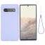 Силиконовый чехол Mobile Shell для Google Pixel 6 Pro (фиолетовый)