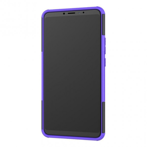 Чехол Hybrid Armor для Xiaomi Mi Max 3 (черный + фиолетовый) Чехол Hybrid Armor для Xiaomi Mi Max 3 (черный + фиолетовый)