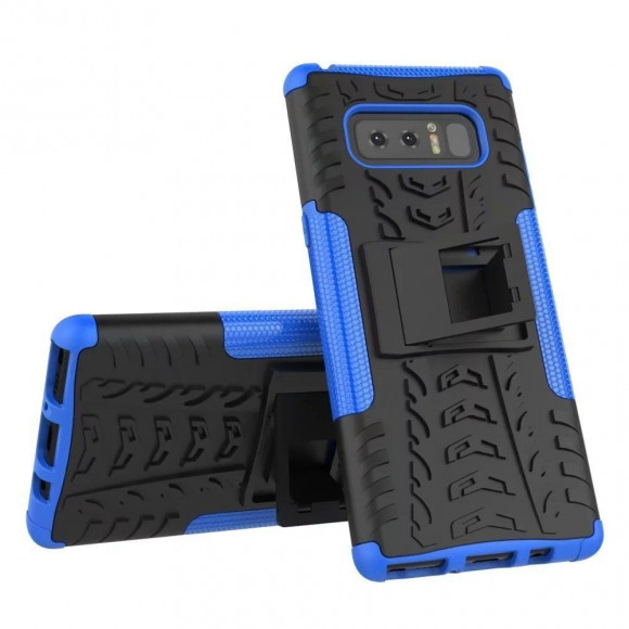 Чехол Hybrid Armor для Samsung Galaxy Note 8 (черный + голубой) Чехол Hybrid Armor для Samsung Galaxy Note 8 (черный + голубой)
