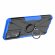 Чехол Armor Shockproof Ring Holder для  Infinix Note 11, Infinix NOTE 12 G88 (черный + голубой)