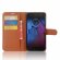 Чехол с визитницей для Motorola Moto G5S Plus (коричневый)