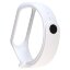 Ремешок для фитнес браслета Xiaomi Mi Band 3 / Mi Band 4 (белый)