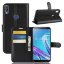Чехол с визитницей для Asus Zenfone Max Pro (M1) ZB601KL / ZB602KL (черный)