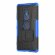 Чехол Hybrid Armor для Sony Xperia XZ3 (черный + голубой)
