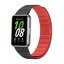 Ремешок для Samsung Galaxy Fit 3 Magnetic Silicone (черный, красный)