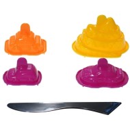 Набор формочек "Машинки в горах"