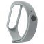 Ремешок для фитнес браслета Xiaomi Mi Band 3 / Mi Band 4 (серый)