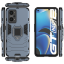 Чехол Armor Ring Holder для Realme GT Neo2, Realme GT Neo 3T (темно-синий)