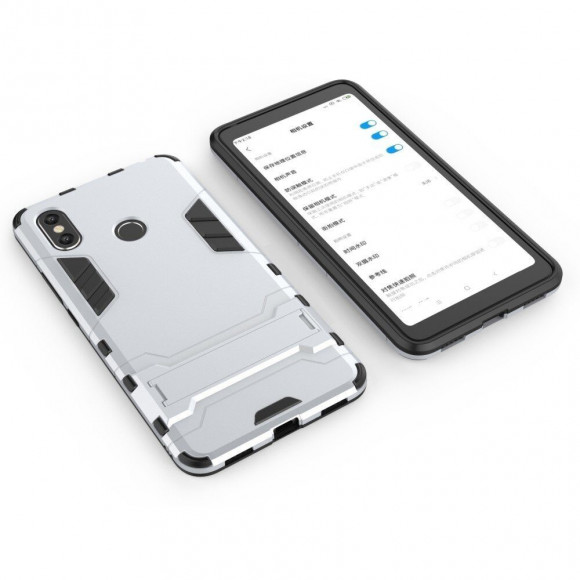 Чехол Duty Armor для Xiaomi Mi Max 3 (серебряный) Чехол Duty Armor для Xiaomi Mi Max 3 (серебряный)