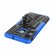 Чехол Hybrid Armor для Samsung Galaxy A30 / Galaxy A20 (черный + голубой)