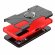 Чехол Armor Shockproof Ring Holder для  Infinix Note 11, Infinix NOTE 12 G88 (черный + красный)