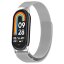 Миланский браслет для Xiaomi Mi Smart Band 8, Xiaomi Mi Band 8 (серебряный)