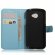 Чехол с визитницей для LG K5 X220DS  (голубой)