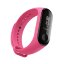 Ремешок для фитнес браслета Xiaomi Mi Band 3 / Mi Band 4 (розовый)