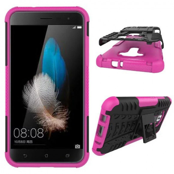 Чехол Hybrid Armor для ASUS Zenfone 3 ZE520KL (черный + розовый) Чехол Hybrid Armor для ASUS Zenfone 3 ZE520KL (черный + розовый)