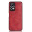 Чехол из экокожи для Infinix Note 11 Pro (красный)