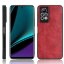 Чехол из экокожи для Infinix Note 11 Pro (красный)