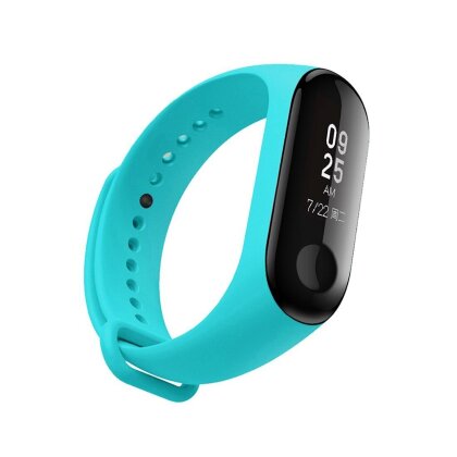 Ремешок для фитнес браслета Xiaomi Mi Band 3 / Mi Band 4 (зеленый)