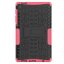 Чехол Hybrid Armor для Samsung Galaxy Tab A7 Lite SM-T220 / SM-T225 (черный + розовый)