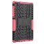 Чехол Hybrid Armor для Samsung Galaxy Tab A7 Lite SM-T220 / SM-T225 (черный + розовый)