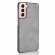 Кожаная накладка-чехол для Samsung Galaxy S21 (серый)