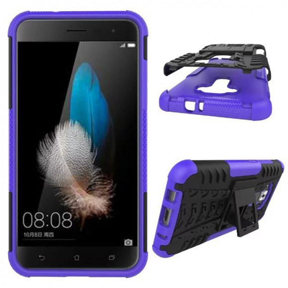 Чехол Hybrid Armor для ASUS Zenfone 3 ZE520KL (черный + фиолетовый) Чехол Hybrid Armor для ASUS Zenfone 3 ZE520KL (черный + фиолетовый)