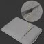 Чехол POFOKO Denim Business для ноутбука и Macbook 15,6 дюйма (черный)
