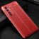 Чехол-накладка Litchi Grain для Xiaomi Mi Note 10 Lite (красный)