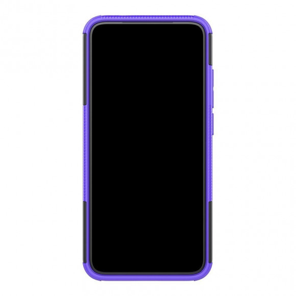 Чехол Hybrid Armor для Xiaomi Redmi Note 7 / Redmi Note 7 Pro (черный + фиолетовый)