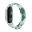 Камуфляжный силиконовый ремешок для Xiaomi Mi Band 7 (зеленый)