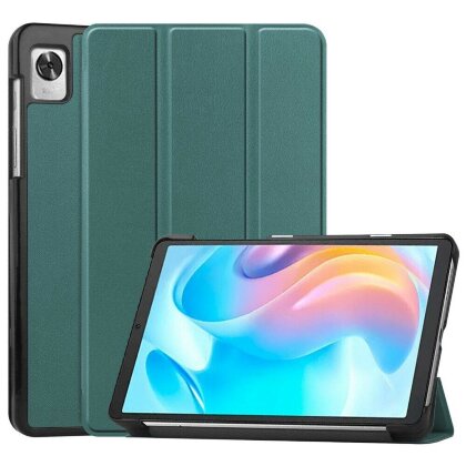 Планшетный чехол для Realme Pad Mini 8.7 (зеленый) с магнитом