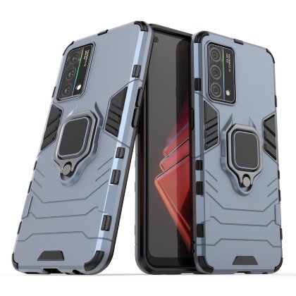 Чехол Armor Ring Holder для Realme GT Master Edition (темно-синий)